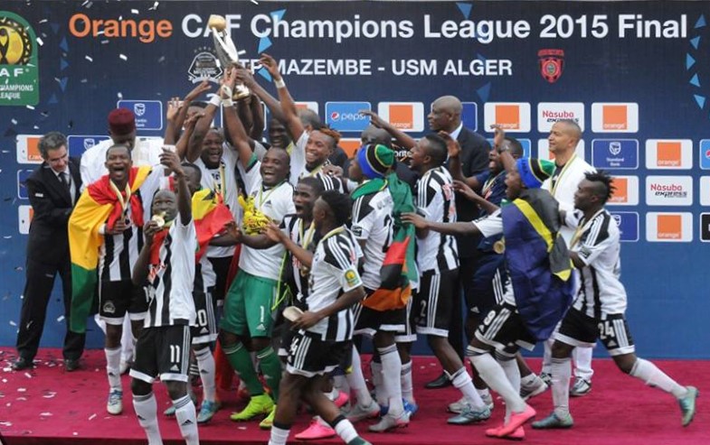 Mazembe celebra o pentacampeonato continental
