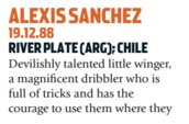 Sanchez é um craque do futebol mundial (Foto: Reprodução/soccernostalgia)