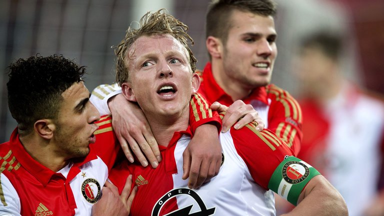A experiência de Kuyt é uma das chaves para o bom desempenho do Feyenoord no início da temporada (Foto: Divulgação/UEFA)